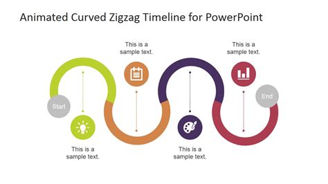 Animated Curved Zigzag Timeline For Powerpoint Slidemodel Hot Sex Picture