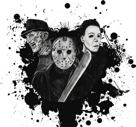 Freddymichaeljason Horror Artwork Horror Movie Icons Horror Icons