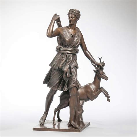 Artemis Statue Bronze Goddess Artemis Bronze Statue Goddess Of Hunt