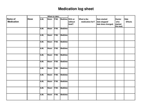 Helpful Medicine Chart Template For Tracking Your Meds Monday Com Blog