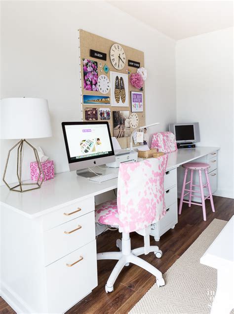First step to turning my spare bedroom into a craft room is a table to store supplies with a big workspace to spread out and create! DIY Craft Room Ideas & Projects • The Budget Decorator