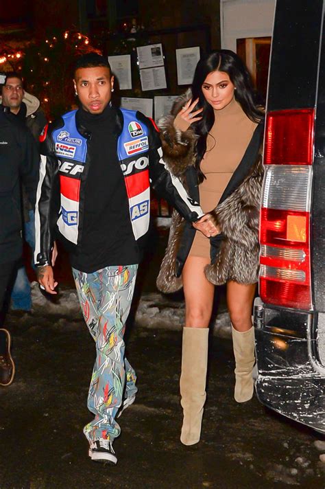 Kylie Jenner And Tyga Out For Dinner In New York Hawtcelebs