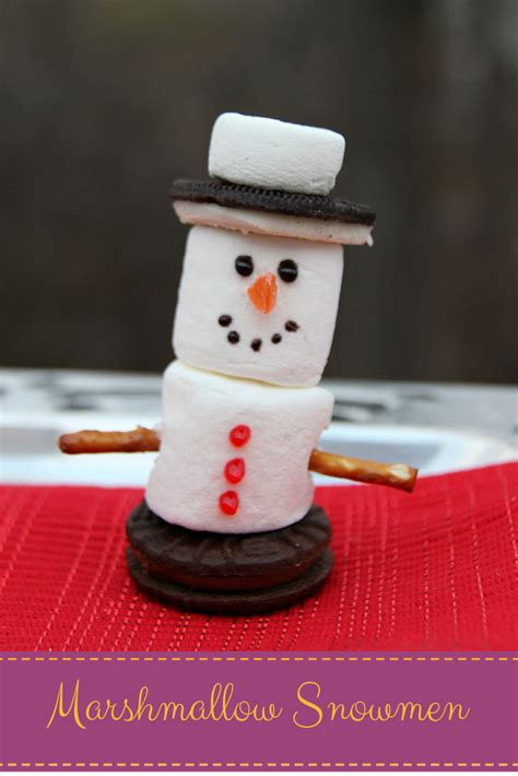 Marshmallow Snowmen Annmarie John