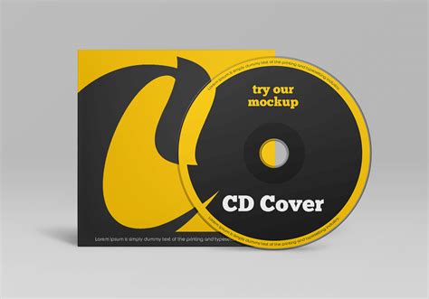 Free Cd And Cover Mockup Free Mockups Best Free Psd Mockups Apemockups