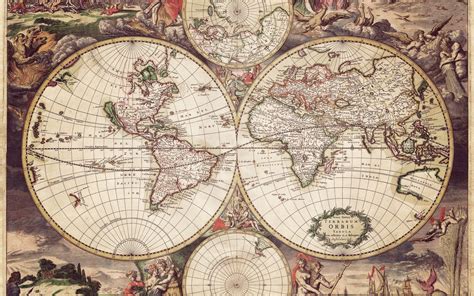 World Map Mapas Del Viejo Mundo Mapamundi Antiguo Fondo De Pantalla
