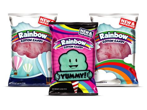 Rainbow Cotton Candy Packaging Nimvillegas