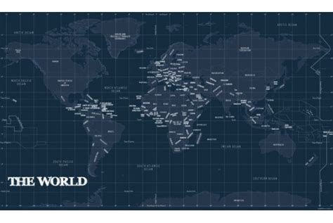 Buy World Map Blueprint Online