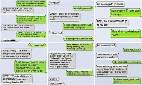 Cheaters Found Out When They Text The Wrong Person Daily Mail Online