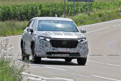 2023 Honda Cr V Spied Showing Larger Body With More Mature Styling