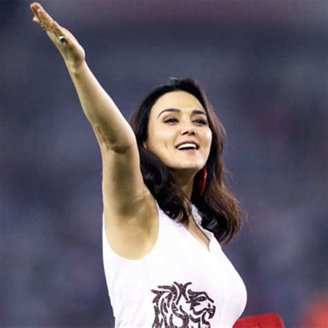 Kings Xi Punjab S Co Owner Preity Zinta Celebrates Her Team S Victory Over Royal Challengers