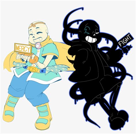 Just Felt Like Drawing Aus The Gaster Gang Came From Nightmare Sans