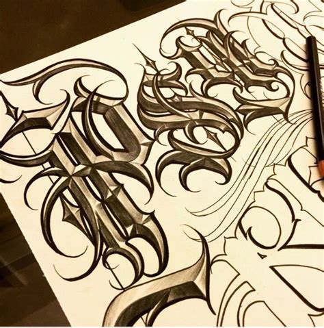Old English Lettering Graffiti Lettering Tattoo Lettering Fonts
