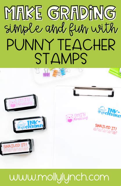 Personalized Teacher Stamps Funny And Cool Self Inking Stamp Ideas