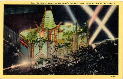 Hollywood Premiere Night At Graumans Chinese Theatre Etsy