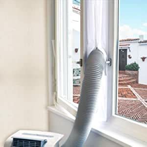 How to install vertical window air conditioners. Amazon.com: FUNTECK AC Window Seal Kit for Portable Air ...
