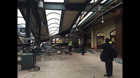 Raw Video New Jersey Transit Commuter Train Crashes Into Hoboken