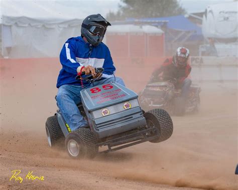 Lots Of Excitement On The Track Saturday At The Lawn Mower Races Photo