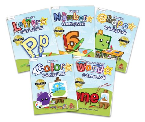 Buy Preschool Prep Coloring Book Pack 5 Coloring Books Meet The