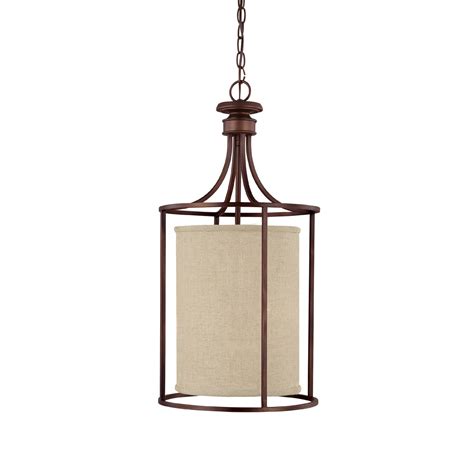 Spazio 3 light drum pendant. Capital Lighting Midtown 2 Light Foyer Pendant & Reviews ...