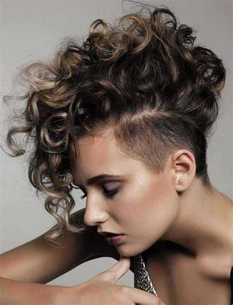 Undercut Short Curly Haircuts For Women 2017 2018 Hairstyles