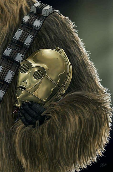 Helmet Series C3po And Chewie By Scott Zambelli Star Wars Fan Art Star