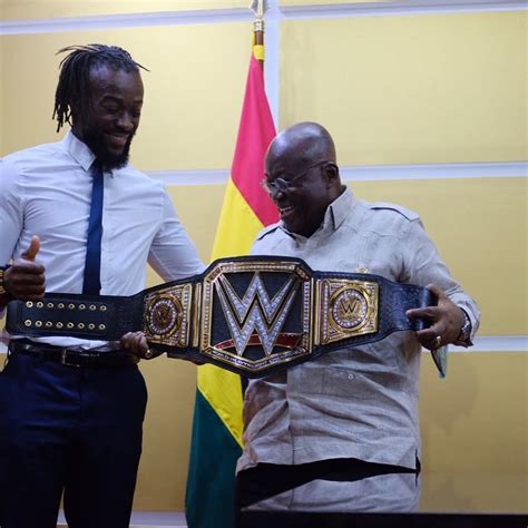 Heres How Kofi Kingston Marked His Trip To Ghana After Ashanti King Visit