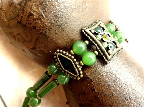 Genuine Jade Bracelet Jade Jewelry Gemstone Jewelry Green Gemstone