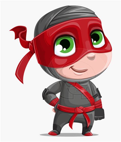 Cartoon Ninja Png Ninja Kid Free Transparent Clipart Clipartkey