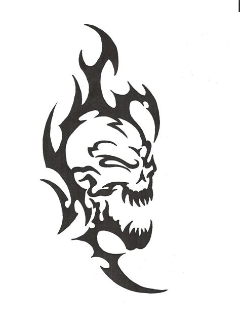 Flaming Skull By Delta1313 On Deviantart