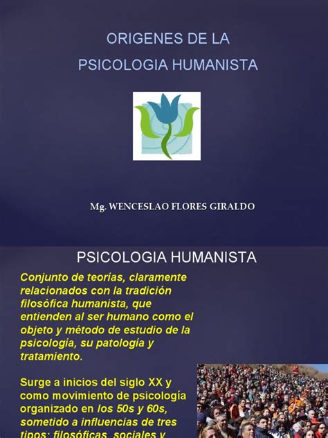 Origenes De La Psicologia Humanista R Pdf Existencialismo Edmund Husserl