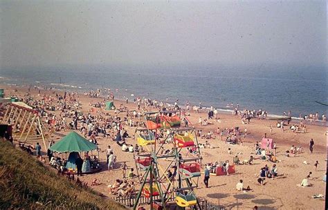 whitley bay beach in 1970 s check out the carousel look what s on it northumberland county