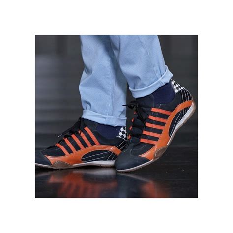 Vind fantastische aanbiedingen voor grand prix originals. Grandprix Originals Racing Leather Sneaker Black Orange ...