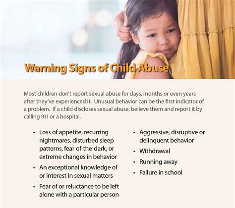 Warning Signs Of Child Abuse Springboard Community Services