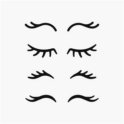 Lashes, eyelashes, svg, png, dxf, eps, pdf for cricut, silhouette. This high-quality design is available to download ...