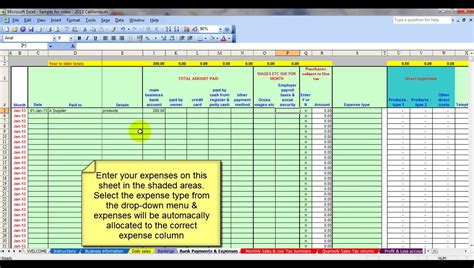 Basic Accounting Spreadsheet — Db