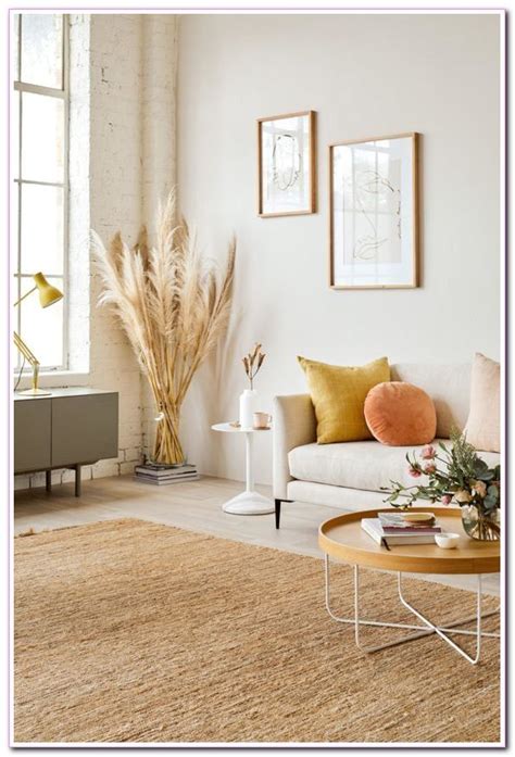 Living Room Warm Neutral Orange In 2020 Minimalist Living Room Decor