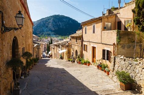 A Street In Pollenca Romantic Escapes Holiday Resort Mountain Village