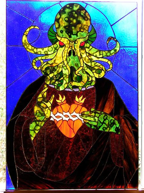 Cthulhu Stained Glass Myconfinedspace