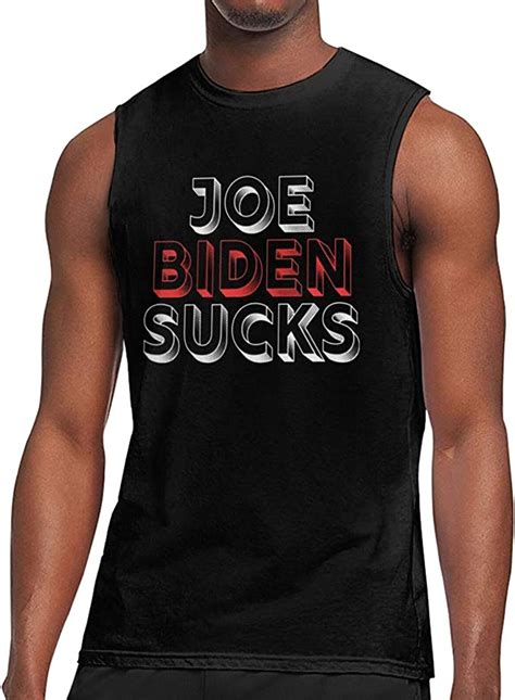 Joe Biden Sucks 2021 Mens Vest Sleeveless T Shirt Sports Sleeveless T