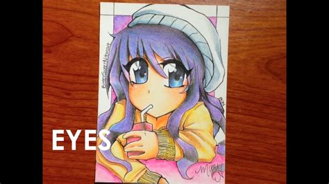 How To Color Manga Eyes With Cheap Colored Pencils Pt 3