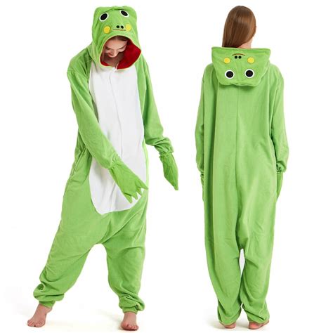 Frog Onesie Pajamas For Adult And Teens Animal Onesies