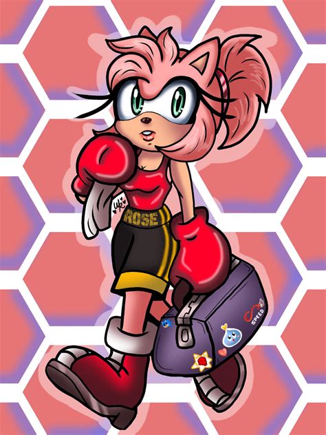 Amy Rose Boxing By Wattsonrose On Deviantart