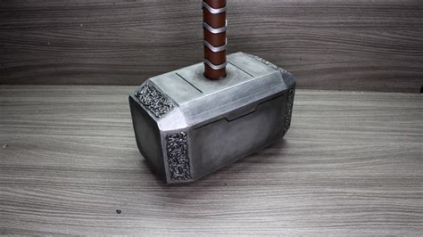 Diy Martelo Do Thor Mjölnir Thors Hammer Diy Marvel Crafts
