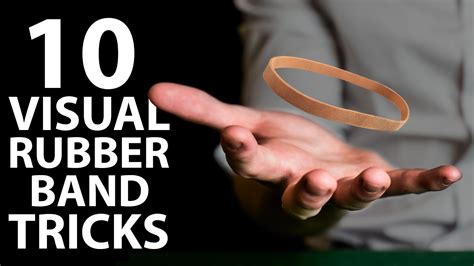 10 Visual Rubber Band Tricks Anyone Can Do Revealed Youtube