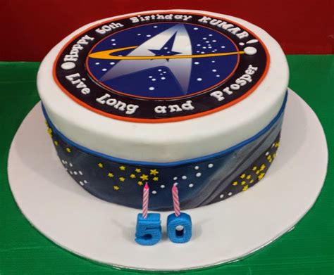 Yochanas Cake Delight Star Trek Cake