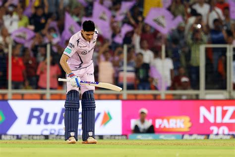 Shubman Gill Takes A Bow After Scoring His Maiden Ipl Century