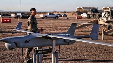 Rq 21a Blackjack Drone Launch And Catch • Usmc Youtube