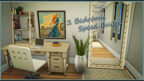2 Bedroom Speed Build Sims 4 Youtube