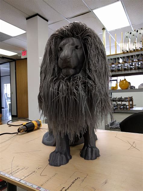 Hair Dressing The Worlds Biggest Hairy Lion Print Re3d