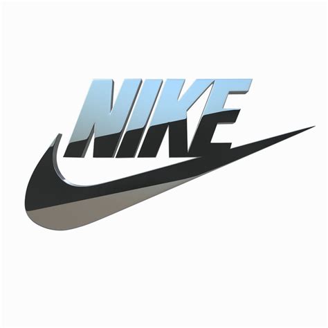 Nike Logo 3d 3d Model Game Ready Max Obj 3ds Fbx